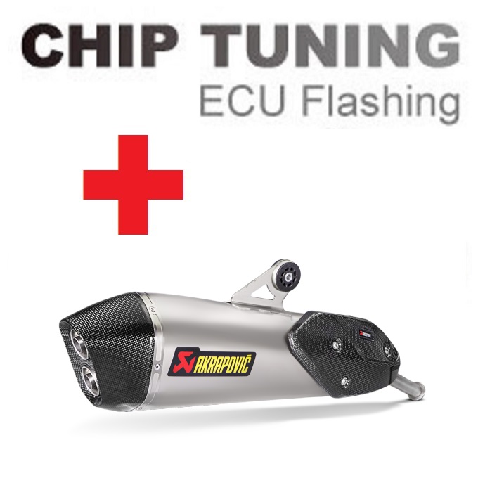 BMW C650GT 2016-2020 Ajuste de flash ECU de alto desempenho + Akrapovic S-B6SO8-HZAAT (estágio 3)