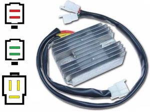 CARR121LI - Honda VT MOSFET Spanningsregelaar gelijkrichter (SH541A-12, SH541G-11, SH541KC, Shindengen)